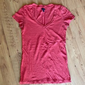Ladies American Eagle V Neck Tee